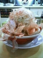 「ラーメン小 もやし増し 鰹節増し」@麺屋 浪花節の写真