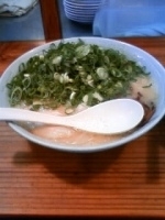 「ネギラーメン+替え玉+大めし」@博多濃麻呂 二子玉川店の写真