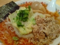 「辛いんじゃレンジャー3辛 味玉 700円」@ボヨヨンラーメンウマインジャーの写真