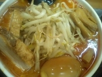 「味玉辛味噌ラーメン（850円）」@味噌麺処 花道庵の写真