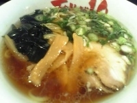 「醤油ラーメン「アッサリ太麺」（550円）」@ありが10の写真