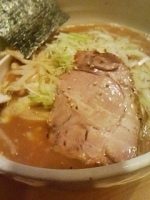 「濃厚みそらーめん750円」@○心厨房の写真