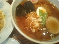 「Aセット（ラーメン+半チャーハン）700円」@らーめん亭 山頭軒の写真