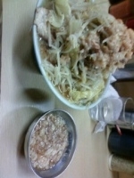 「ラーメン（ヤサイ、ニンニクチョイマシ、アブラ、カラメ）」@ラーメン富士丸 北浦和店の写真