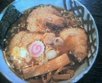 「炙りちゃーしゅーそば（醤油）（￥850）」@中華そば 花菱の写真