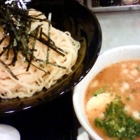 「豚そばつけ麺 大盛り （750円+クーポン150円）」@らあめん花月嵐 大森町店の写真
