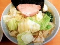 「◎ラーメン大盛り￥800+キャベツ￥100+煮卵￥100」@横浜らーめん 武蔵家 綾瀬店の写真