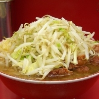 「大豚入り（ヤサイニンニク）」@ラーメン二郎 小岩店の写真