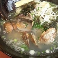 「あさりの塩らー麺」@銀座City Noodle 塩らー麺 本丸亭の写真