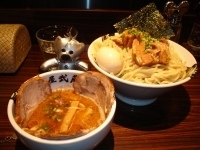 「味玉チャーシューつけ麺（大）+角煮」@麺屋武蔵 鷹虎の写真