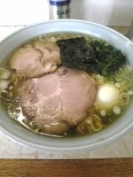 「塩ラーメン 中 太麺」@支那そば屋 龍（Ron）の写真