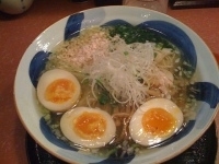 「とりそば+味玉（950円）」@らーめん天神下 大喜の写真