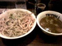 「強麺あつもり+特盛り（850円）」@つけめんTETSU 千駄木本店の写真