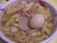 「おいしいラーメン（中盛+煮玉子）」@どうとんぼり神座 長吉店の写真
