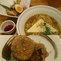 「和牛スープカレー・ヌーヴォー（今月の創作昼夜10食）+福神ライス」@麺や 庄のの写真