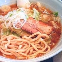 「G麺 無料大盛り （850円）」@めん創 桜花 大和製麺所の写真