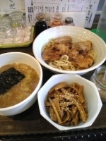 「チャーシューつけ麺中+メンマ」@燃えよ!ヒバゴンの写真