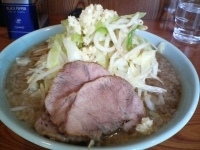 「小ラーメン（ニンニク、野菜）」@ラーメン二郎 亀戸店の写真