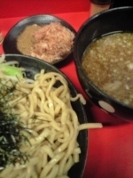 「つけ麺（太麺、魚粉ミックス）」@ラーメン 麺徳 東陽町店の写真