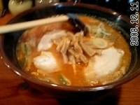 「オロチョンラーメン 激辛（750円）」@東京豚骨 秀めんの写真