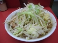「小ラーメン600円（ヤサイ・ニンニク・カラメ）」@ラーメン二郎 小岩店の写真