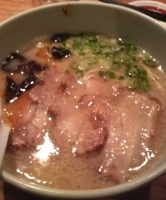 「白丸元味+肉入り+替え玉（ハリガネ）」@博多一風堂 上野広小路店の写真