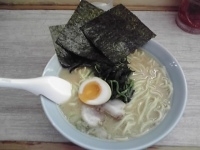 「ラーメン中盛り（硬め）」@壱國家 南本宿店の写真