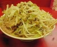 「豚入りラーメン（大）」@ラーメン 麺徳 東陽町店の写真