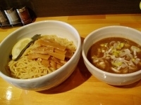 「大つけ+味染玉子」@ら〜めん台風。の写真