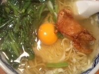 「ハ～イ ポパイラーメン（790円）」@元祖世界のガンジーラーメンの写真