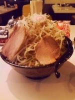 「ごじ麺野菜+特盛り+辛肉味噌」@らーめん・つけめん 満帆 太田本店の写真