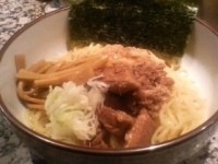 「脂めん（600円）+ライス（100円）」@元祖脂そば 背脂醤油 のあの写真