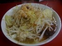 「蓮エビ小ラーメン（アブラ・ニンニク・カラメ）900円」@蓮爾 登戸店の写真