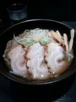 「半ちゃーしゅー中盛+半ライス」@おがわ節の写真