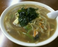 「チャンポン ￥530」@手打ちラーメン 笹の写真