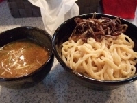 「新背脂魚介豚骨 つけ麺+きくらげ（クーポン）」@つけ麺専門店 今日から俺はの写真