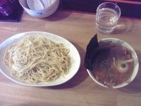 「つけ麺+特製トッピング」@らーめん マル汁屋の写真