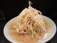 「小ラーメン600円（麺硬め、ヤサイダブル・ニンニク・濃い口）」@ラーメン 新橋店の写真