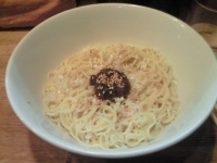 「光麺（300円）」@らーめん寺子屋 麺座まねきの写真