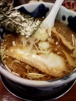 「節骨こってりらーめん（大盛）」@節骨麺たいぞう 恵比寿店の写真