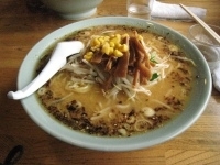 「味噌ラーメン 大盛り 850円」@サッポロラーメン羆 由良店の写真