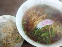 「Aセット（半チャーハン、らーめん）￥630」@蔵王ラーメンの写真