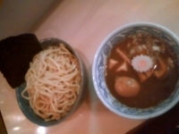「つけめん（大） 900円 （400g）+煮玉 100円」@ブロンソンの写真