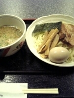 「濃厚つけ麺（ 細麺） 煮玉子トッピング800円」@美味食間 くわ田の写真