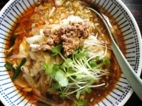 「辛口胡麻野菜らーめん（780円）」@福輪家の写真