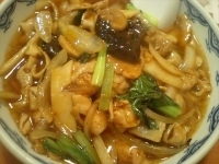 「炒猪肝（チャオチューカン）ラーメン740円」@元祖世界のガンジーラーメンの写真