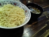 「つけ麺（750円）」@麺座でんの写真