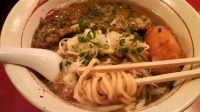 「豚玉天らー麺」@麺屋武蔵 二天 池袋店の写真