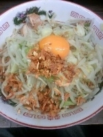 「小 汁なし（カラメ）」@ラーメン二郎 横浜関内店の写真