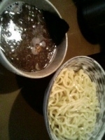 「つけ麺（大盛り）」@つけめん あびすけ 日吉店の写真